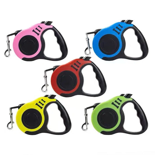 Guia Retrátil para Cães e Gatos - Facilidade e Controle em Passeios