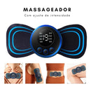 Massageador Elétrico EMS – Alívio Eficaz para Dores Musculares e Cervicais