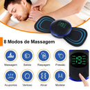 Massageador Elétrico EMS – Alívio Eficaz para Dores Musculares e Cervicais