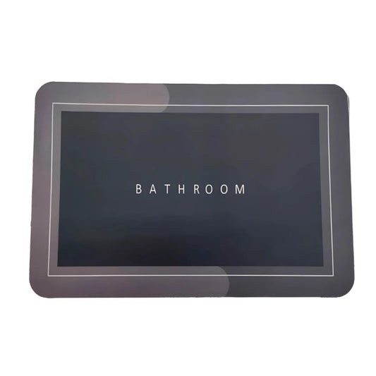 Tapete Retangular Antiderrapante para Banheiro – Rápida Absorção de Água