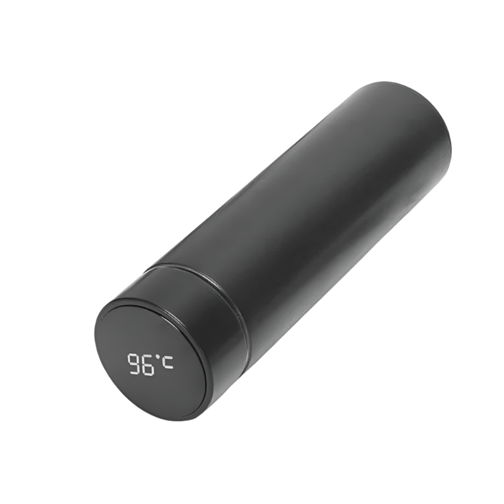 Garrafa Térmico Inox com Sensor Digital de Temperatura LED - Bebidas Quentes e Frias