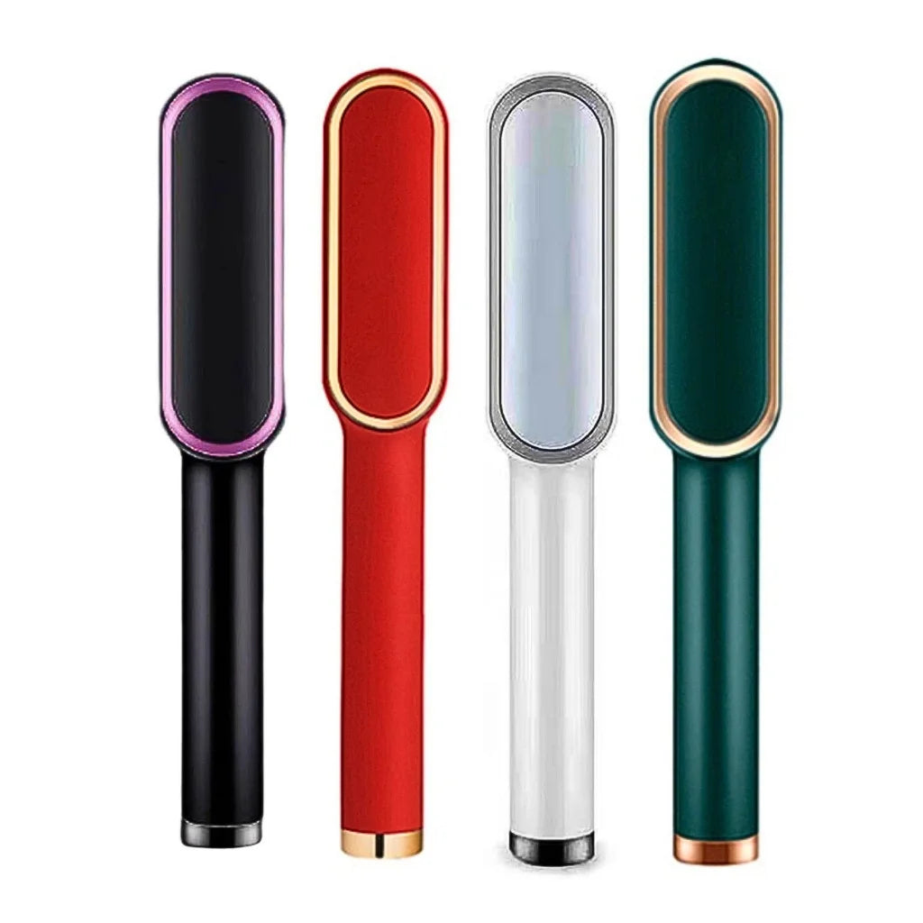 Escova Alisadora Pro 3 em 1 , Secador, Chapinha e Modelador de Cachos Bivolt